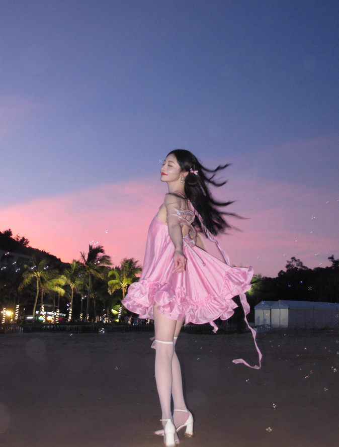 Cute Pink A Line One Shoulder Satin Short Homecoming Dress Vacation Dress DP3647