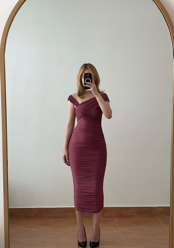 Vintage Classic Sheath Straps Satin Prom Dress Evening Dress DP6429