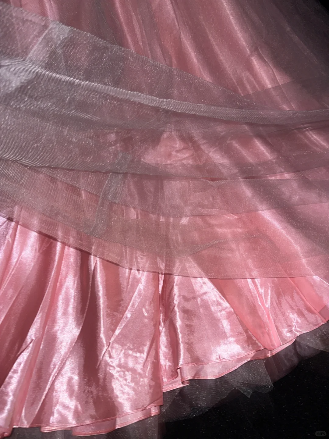 Vintage A Line Sweetheart Neck Beaded Pink Satin Tulle Long Prom Dress DP4423
