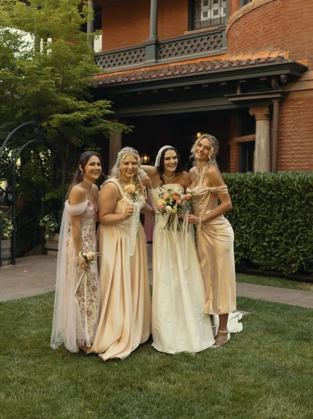 Stunning Sheath Off the Shoulder Pearl Pink Lace Satin Prom Dress Wedding Guest Dress DP2626