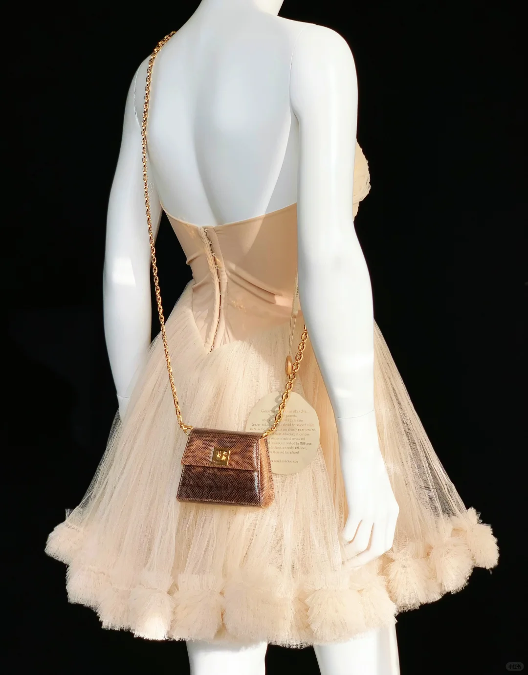 Cute A Line Strapless Apricot Tulle Short Homecoming Dress Date Dress DP4760