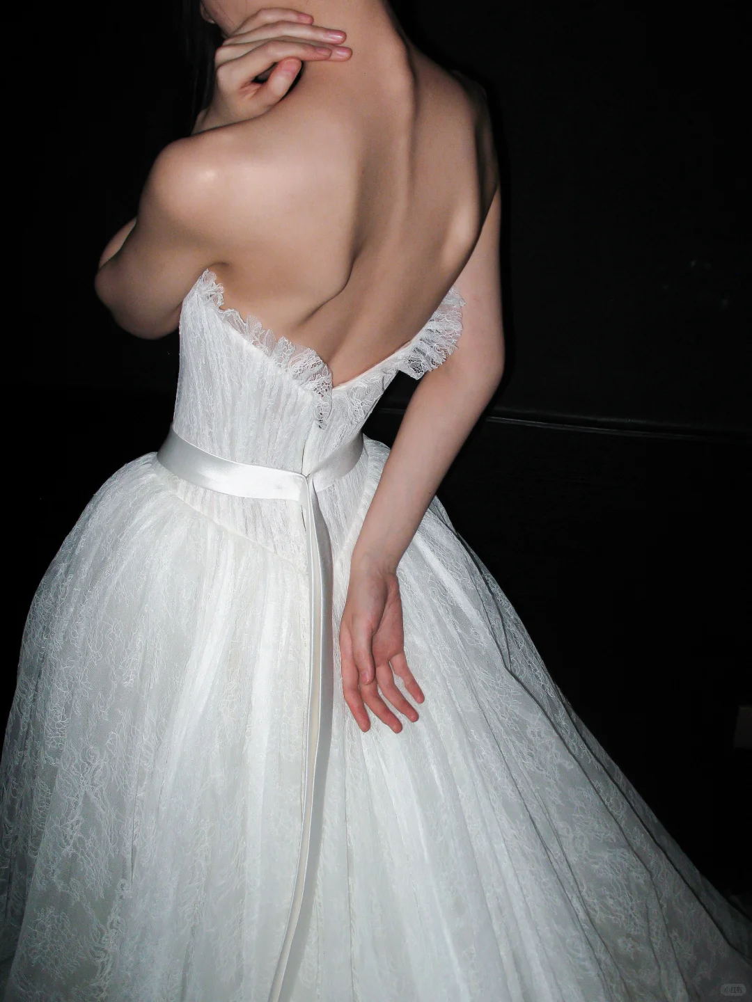 Beautiful Gentle Ball Gown Sweetheart Neck White Lace Long Wedding Dress DP6383