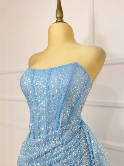 Gorgeous Pink Sequins Short Bodycon Dress Homecoming Dress DP562
