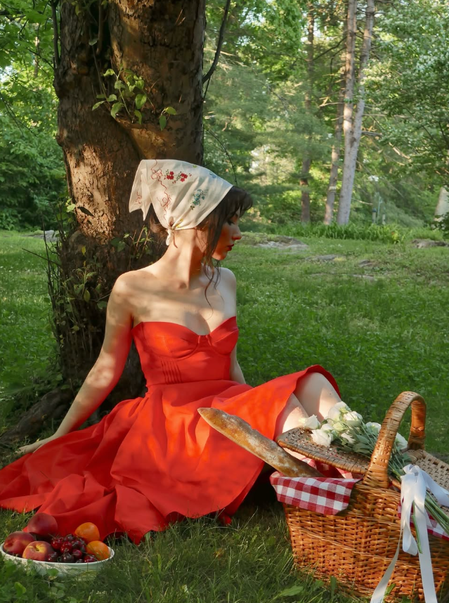 Charming Red A Line Sweetheart Neck Satin Prom Dress Date Formal Dress DP3389