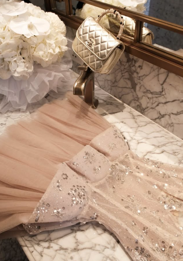 Apricot A Line Spaghetti Strap Beaded Tulle Short Prom Dress Homecoming Dress DP7931