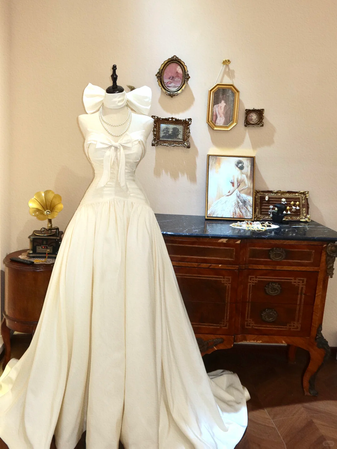 Cute A Line Sweetheart Neck Ivory Satin Long Prom Dress Wedding Dress DP7032