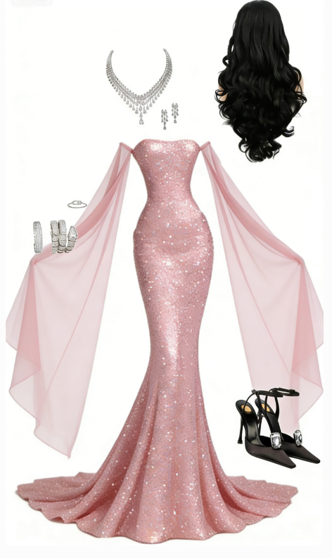 Sexy Mermaid Strapless Black Sequin Tulle Long Prom Dress Evening Dress DP4802