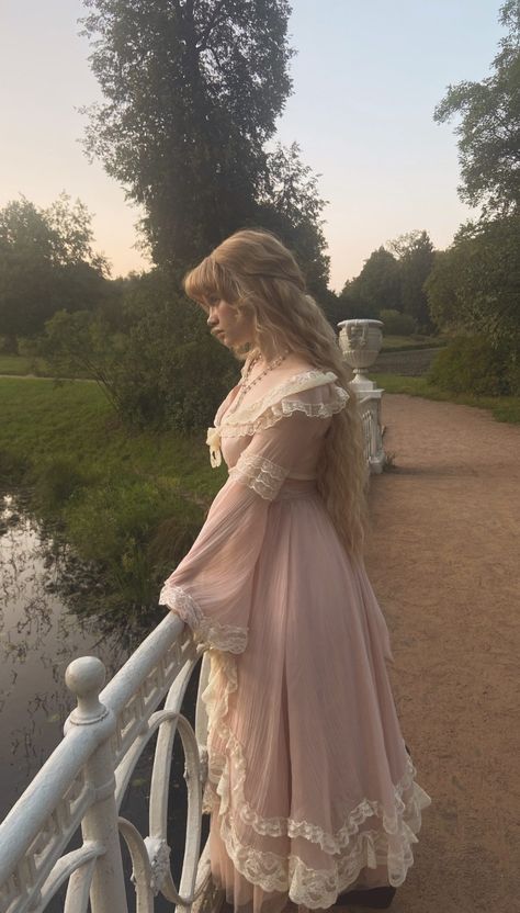 Princess Pink A Line Long Sleeve Lace Chiffon Prom Dress Party Dress 16th Birthday Dress DP3376