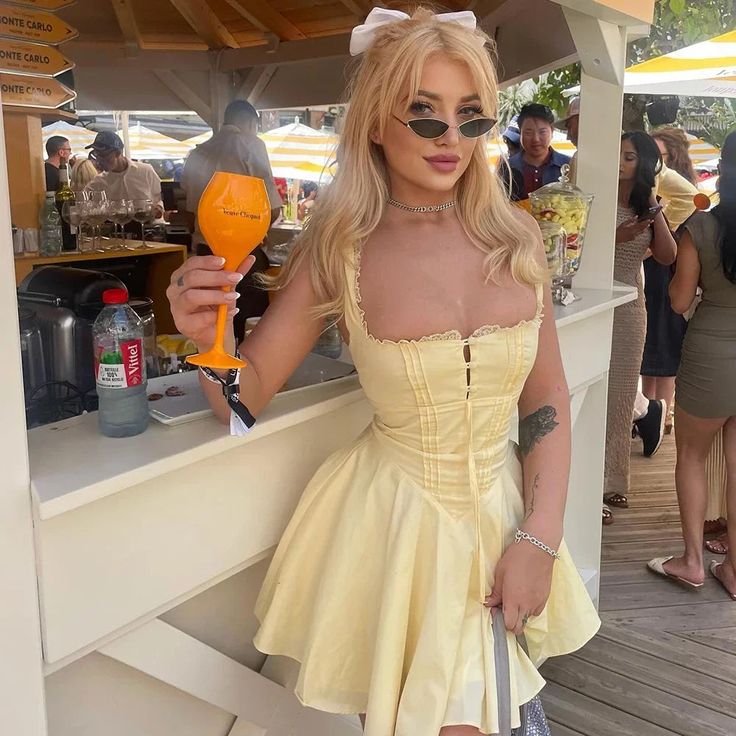 Cute A Line Strap Yellow Satin Short Homecoming Dress Birthday Dress DP1935