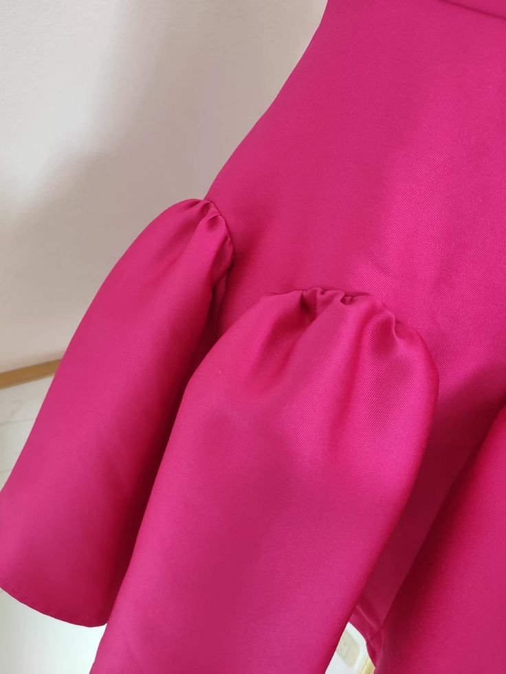 Pink A Line Strapless Satin Short Homecoming Dresses DP852
