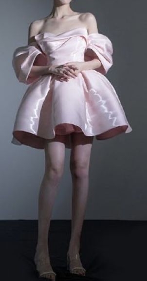 Pink A Line Off the Shoulder Satin Short Homecoming Dress Cocktail Dress DP3615